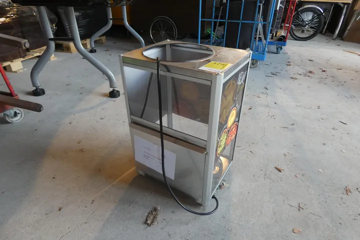 Snack-/Nacho-Warmhaltestation (Werbedisplay, Metallgestell)